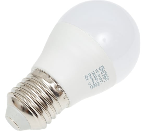 Лампа ОНЛАЙТ 90 463 OLL-G45-15-230-6.5K-E27-FR 90463