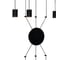 Подвесная люстра Lumien Hall КЕРРО 8003/6P-BK 2