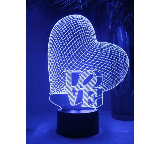 Ночник Orgplex Сердце LOVE 24