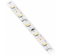 Лента светодиодная GTV FLASH 2835, 300 LED, 12V, IP20, 30W, 8MM, 50M, цвет холодный белый LD-2835-300-20-ZB-50