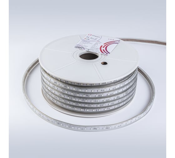 Светодиодная лента Eleganz LUX 5050 60 LED 14.4W/M 10mm 220V RGB 50м бухта 2208