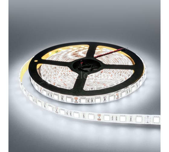 Светодиодная лента Eleganz LUX 5050 60 LED 14.4W/M СИЛИКОН IP65 12V холодная 6000К EL-LS65-14W