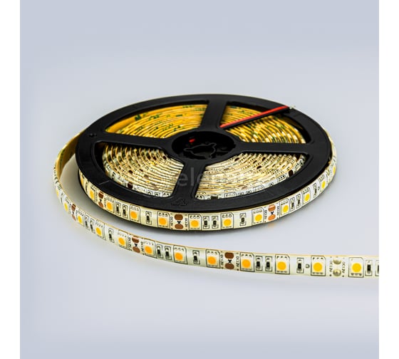 Светодиодная лента Eleganz LUX 5050 60 LED 14.4W/M СИЛИКОН IP65 12V холодная 6000К EL-LS65-14W