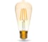 Умная Wi-fi филаментная лампочка Gauss, Smart Light ССТ DIM E27 ST64 6,5 Вт 2700-6500K, диммируемая с изменением температуры, управление голосом/смартфоном 1310112 8