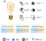 Умная Wi-fi филаментная лампочка Gauss, Smart Light ССТ DIM E27 ST64 6,5 Вт 2700-6500K, диммируемая с изменением температуры, управление голосом/смартфоном 1310112 5