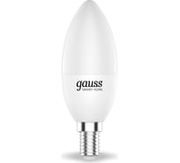 Умная Wi-fi лампочка Gauss, Smart Light DIM E14 C37 5 Вт 2700К 1/10/40 1100112
