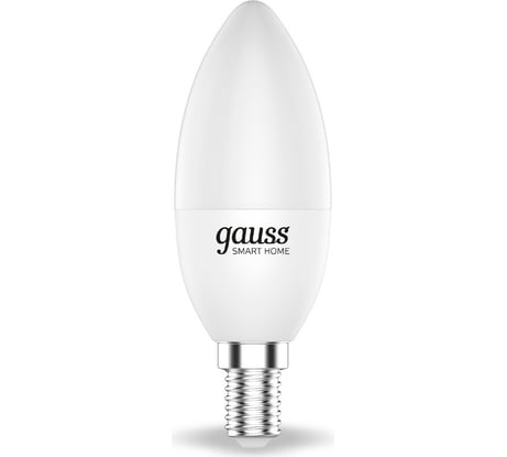 Умная Wi-fi лампочка Gauss, Smart Light DIM E14 C37 5 Вт 2700К 1/10/40 1100112