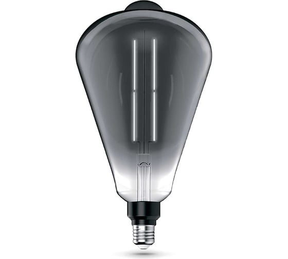 Лампа LED Gauss Vintage Filament Straight ST164 6W E27 164х297mm Gray 330lm 4000K 1/6 157802205