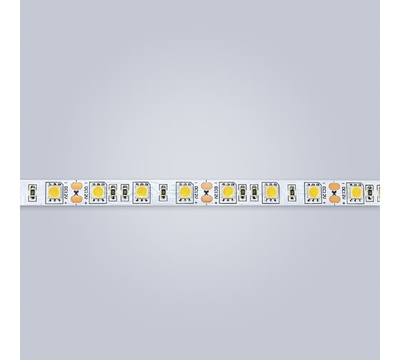 Светодиодная лента Eleganz LUX 5050 60 LED 14.4W/M 12V теплая 3000К IP20 EL-LS-14WW