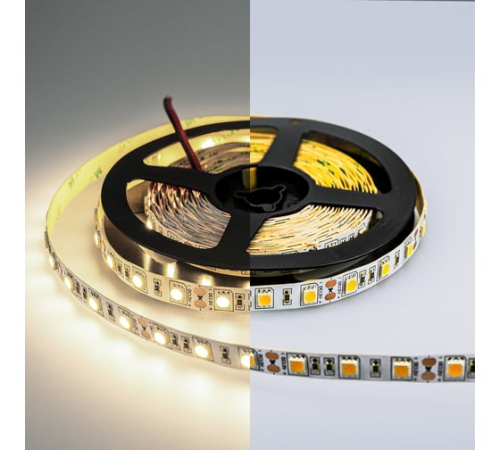 Светодиодная лента Eleganz LUX 5050 60 LED 14.4W/M 12V нейтральная 4500К IP20 EL-LS-14N