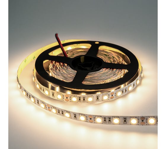 Светодиодная лента Eleganz LUX 5050 60 LED 14.4W/M 12V нейтральная 4500К IP20 EL-LS-14N