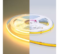 Светодиодная лента Eleganz Standard COB 10Вт, 12В, 252 диода, 100Лм/Вт, Теплая 3000К ширина 8мм 990091