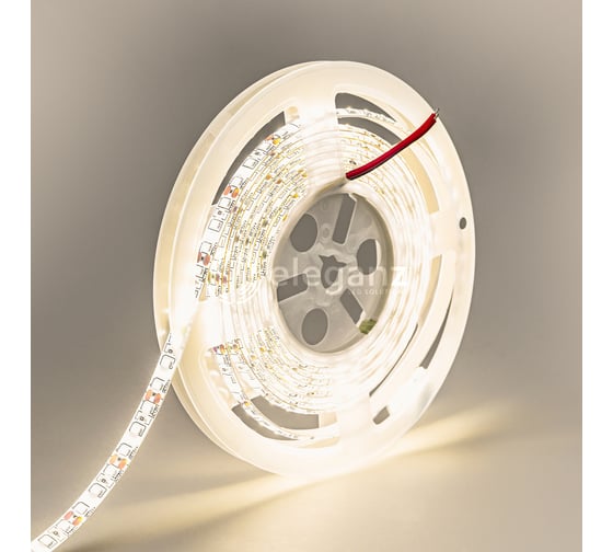Светодиодная лента Eleganz Standard 2835 120 LED 9.6W/M СИЛИКОН 8mm IP65 12V нейтральная 4500K EL-SS65-96N