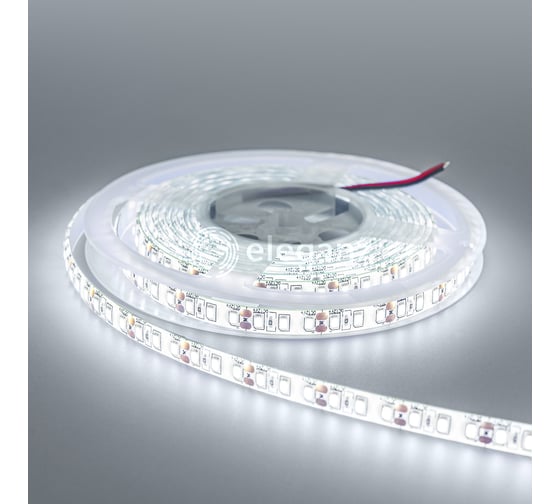 Светодиодная лента Eleganz Standard 2835 120 LED 9.6W/M СИЛИКОН 8mm IP65 12V Холодная 6000K EL-SS65-96W