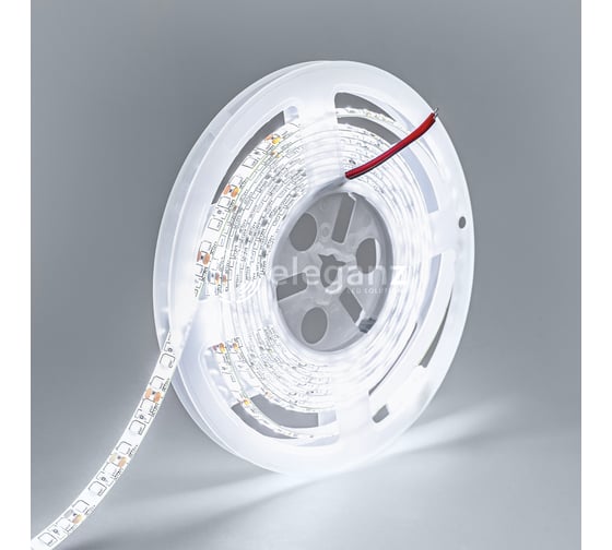 Светодиодная лента Eleganz Standard 2835 120 LED 9.6W/M СИЛИКОН 8mm IP65 12V Холодная 6000K EL-SS65-96W