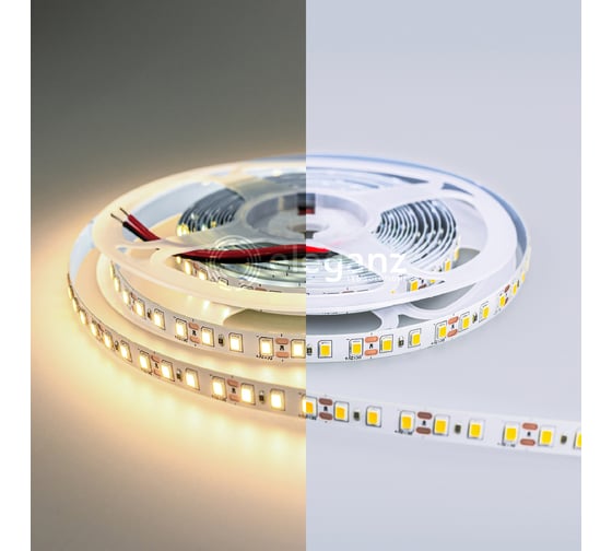 Светодиодная лента Eleganz Standard 2835 120 LED 9.6W/M 12V нейтральная 4500К EL-SS-96N