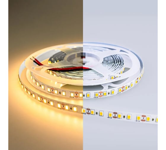 Светодиодная лента Eleganz Standard 2835 120 LED 9.6W/M 12V теплая 3000К EL-SS-96WW