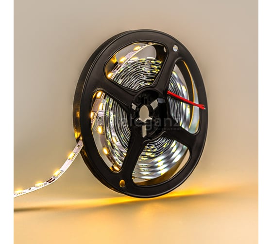 Светодиодная лента Eleganz Standard 5050 60 LED 14.4W/M 12V теплая 3000К EL-SS-14WW