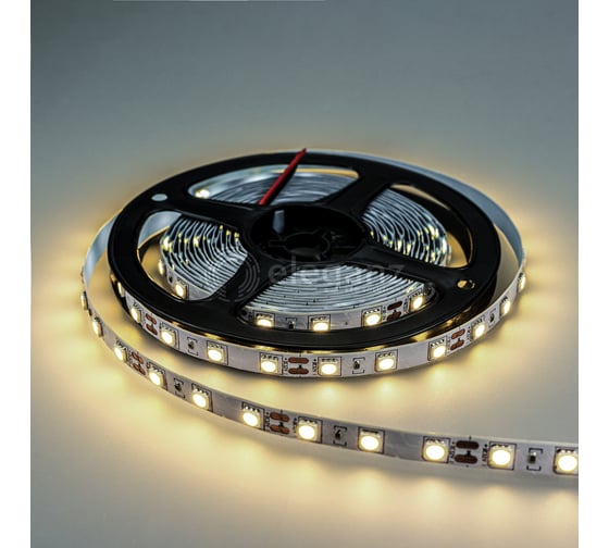 Светодиодная лента Eleganz Standard 5050 60 LED 14.4W/M 12V нейтральная 4500К EL-SS-14N