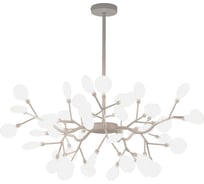 Люстра подвесная Балтийский светлячок золотая с прозрачными плафонами, 45 рожков LP-10006