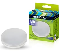 Светодиодная лампа Ergolux LED-GX53-12W-GX53-6K, 12Вт, GX53, 6500К, 180-280В 14238