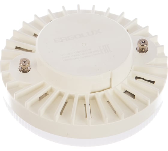 Светодиодная лампа Ergolux LED-GX53-12W-GX53-6K, 12Вт, GX53, 6500К, 180-280В 14238