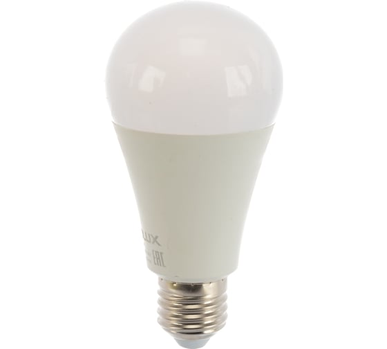 Светодиодная лампа Ergolux LED-A65-25W-E27-3K ЛОН, 25Вт, Е27, 3000К, 180-240В 14226