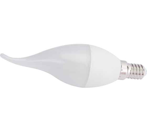 Светодиодная лампа Ergolux LED-CA35-9W-E14-6K свеча на ветру, 9Вт, E14, 6500K, 180-240В 14233