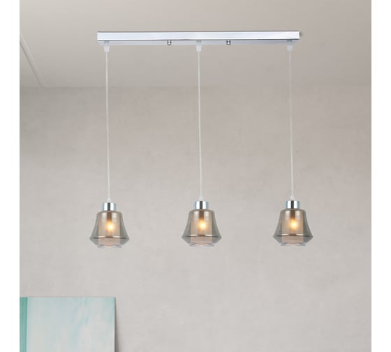 Подвес Rivoli Eliosa Р3, хром, 3хE27, 40W Б0044480