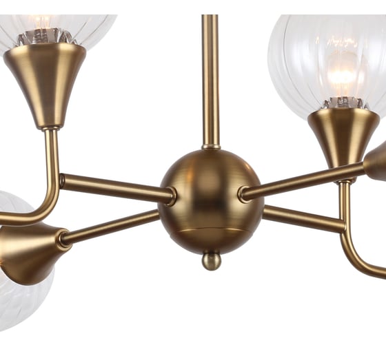 Люстра Rivoli 5041306 Adora P6, античное золото, E14х6, 40W Б0044522