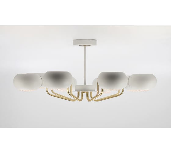 Люстра Rivoli 3039308 Ottavi P8, белый, E14х8, 40W Б0044502
