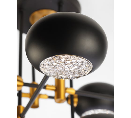Люстра Rivoli 3037306 Evlia P6, черный, E14х6, 40W Б0044493
