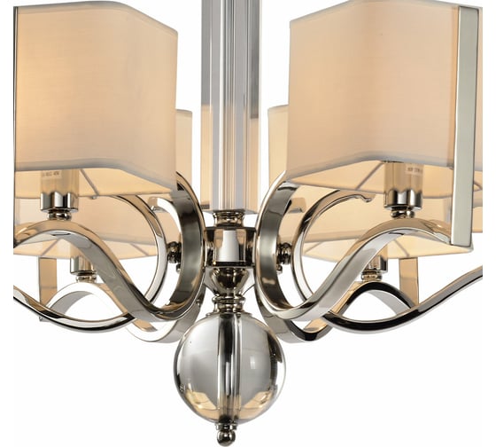 Подвесная люстра Lumien Hall АДЕЛЬФИЯ LH1047/6P-NK-WT