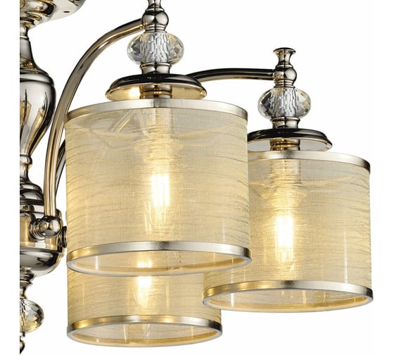 Потолочная люстра Lumien Hall ДЖИЛИО LH1051/6C-NK-GZ