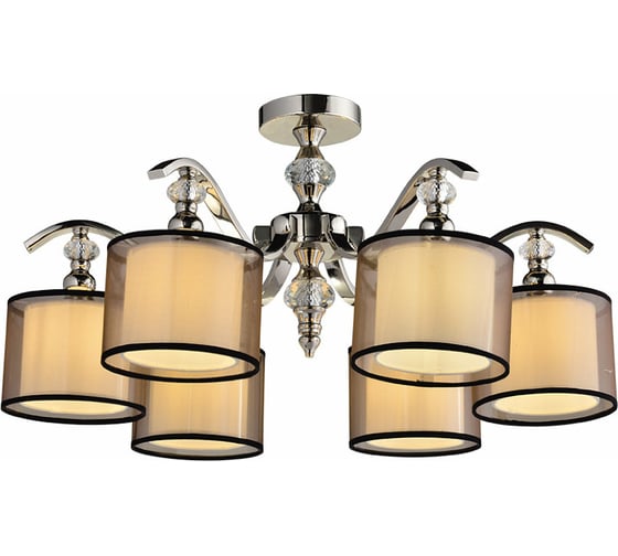 Потолочная люстра Lumien Hall ИСПИКА LH1052/6C-NK-CL