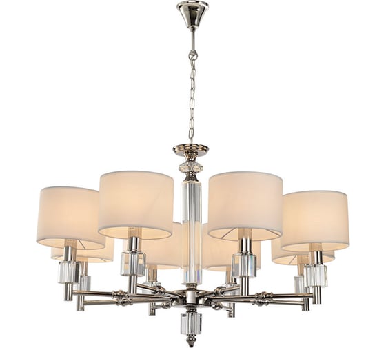Подвесная люстра Lumien Hall МАЛЬЕ LH1053/8H-NK-WT