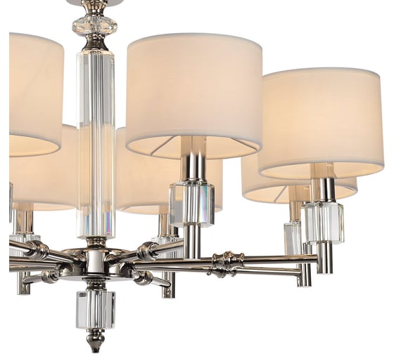 Подвесная люстра Lumien Hall МАЛЬЕ LH1053/8H-NK-WT
