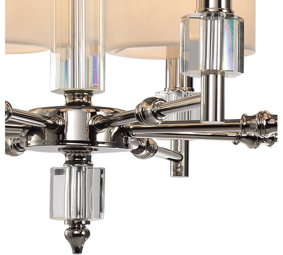 Подвесная люстра Lumien Hall МАЛЬЕ LH1053/8H-NK-WT
