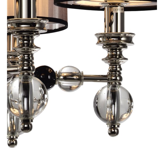 Подвесная люстра Lumien Hall МОНЕЛЬЯ LH1054/6H-NK-WT