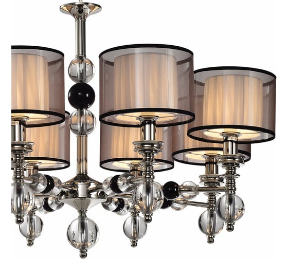 Подвесная люстра Lumien Hall МОНЕЛЬЯ LH1054/8H-NK-WT