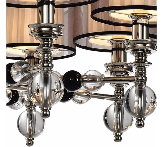 Подвесная люстра Lumien Hall МОНЕЛЬЯ LH1054/8H-NK-WT
