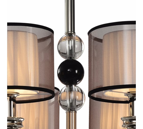 Подвесная люстра Lumien Hall МОНЕЛЬЯ LH1054/8H-NK-WT
