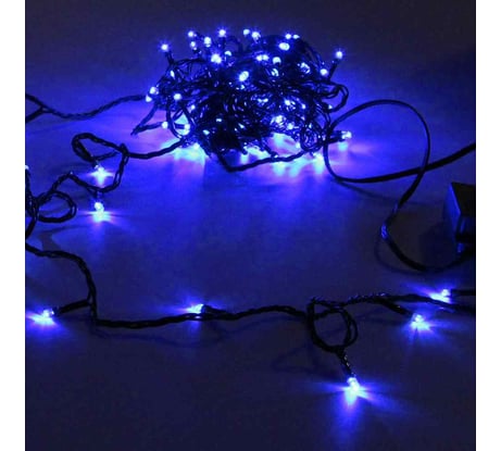 Гирлянда Нить SHLights 12 метров 120 светодиодов, синий, контроллер 8 режимов ILD120C-GB
