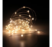 Гирлянда Нить SHLights 12 метров 120 ультраярких мини-светодиодов, теплый белый LDMS120-CWW