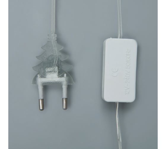 Гирлянда-сеть Luazon Флаг России ECO, IP20, ширина 1.6 м, высота 1.6 м, Н.С. LED-144-220V, ТРИКОЛОР 1585762
