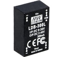 LED-драйвер DC-DC LDB-300L повышающий/понижающий вход 9…36В DC Mean Well Т02276515