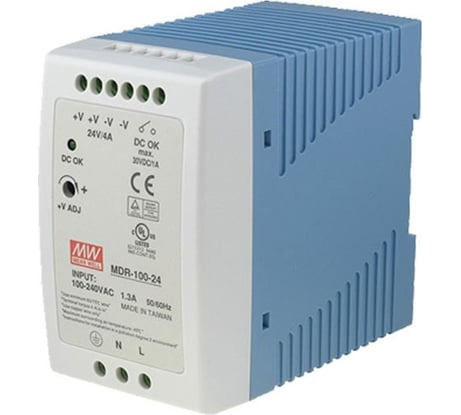 Источник питания Mean Well AC/DC MDR-100-24 Т00270784