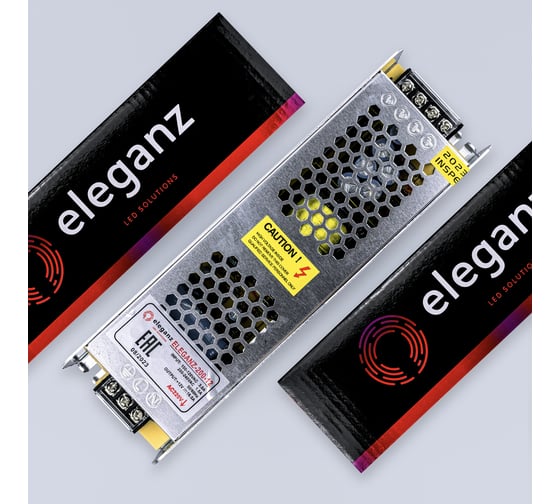 Блок питания Eleganz 12V 200W негерметичный узкий IP20 1108