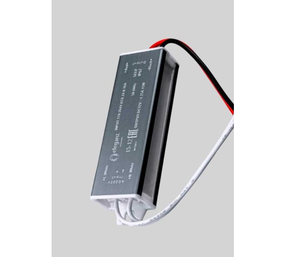 Блок питания Eleganz 12V 15W герметичный IP67 1105 1