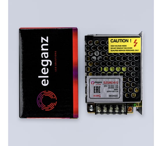 Блок питания Eleganz 12V 40W негерметичный IP20 1114